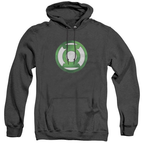 Image for Green Lantern Heather Hoodie - Hot Rod Logo