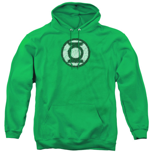 Image for Green Lantern Hoodie - Scribble Lantern Logo