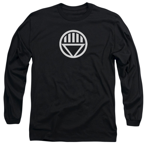 Image for Green Lantern Long Sleeve Shirt - Black Lantern Logo