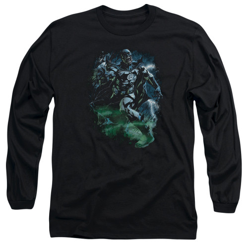 Image for Green Lantern Long Sleeve Shirt - Black Lantern Batman