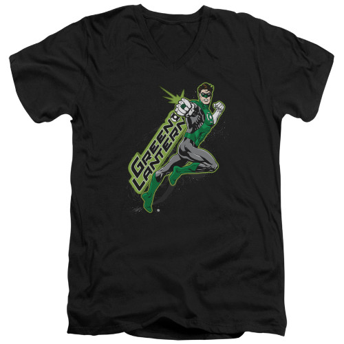 Image for Green Lantern V Neck T-Shirt - Among the Stars