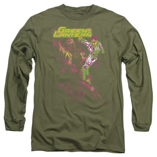 Image for Green Lantern Long Sleeve Shirt - Lantern Spray