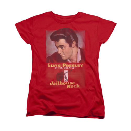 Elvis Woman's T-Shirt - Jailhouse Rock Poster