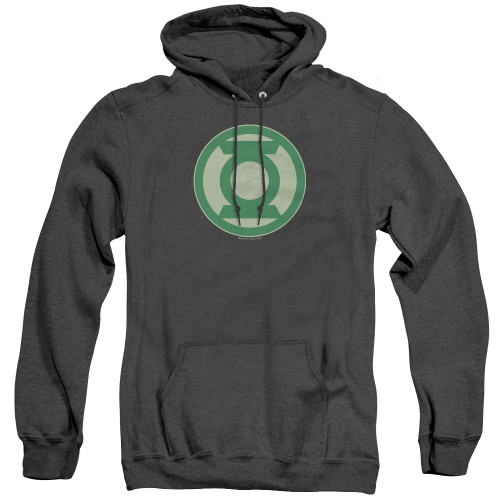 Image for Green Lantern Heather Hoodie - Green Symbol