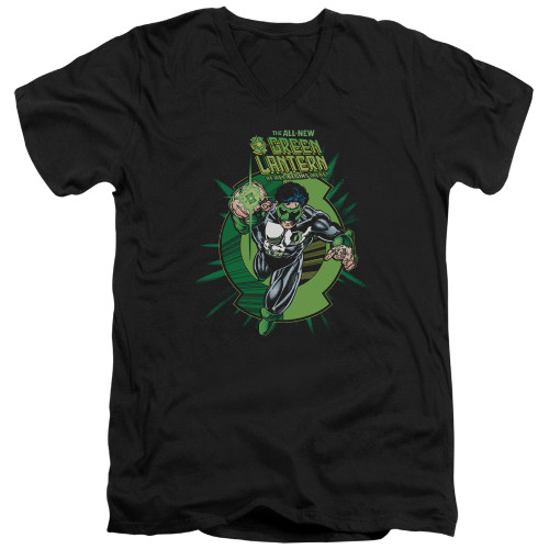 Image for Green Lantern V Neck T-Shirt - Rayner Cover