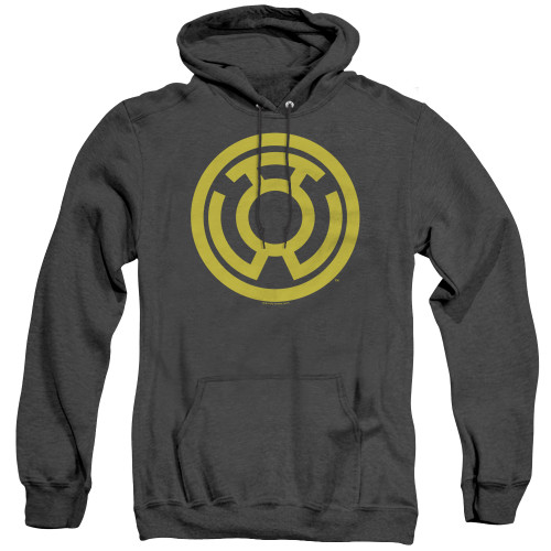 Image for Green Lantern Heather Hoodie - Yellow Emblem