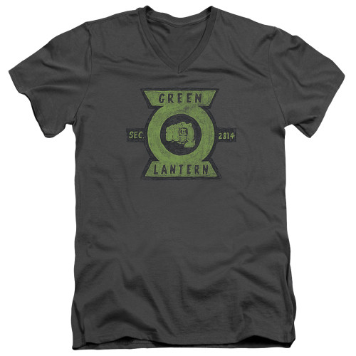 Image for Green Lantern V Neck T-Shirt - Section