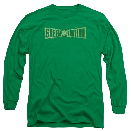 Image for Green Lantern Long Sleeve Shirt - Flame Logo