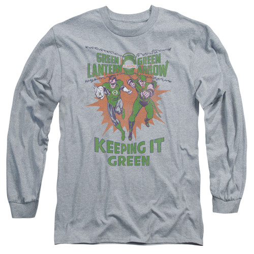 Image for Green Lantern Long Sleeve Shirt - Keeping it Green