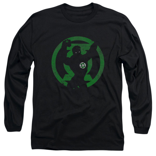 Image for Green Lantern Long Sleeve Shirt - GL Symbol Knockout