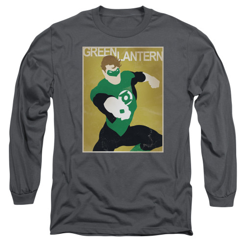 Image for Green Lantern Long Sleeve Shirt - Simple GL Poster