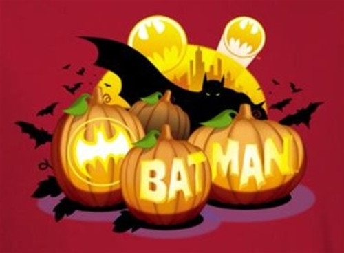 Batman T-Shirt - Halloween Bat O' Lanterns