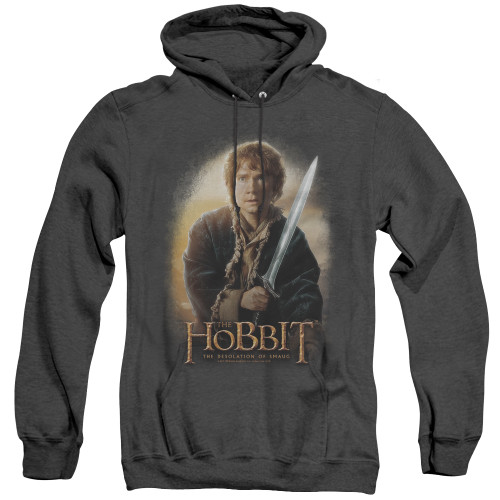Image for The Hobbit Heather Hoodie - Bilbo and Sting