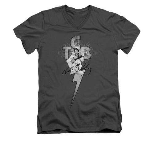 Elvis V-Neck T-Shirt TCB Ornate