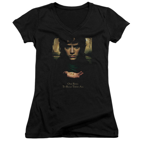 Image for Lord of the Rings Girls V Neck - Frodo One Ring