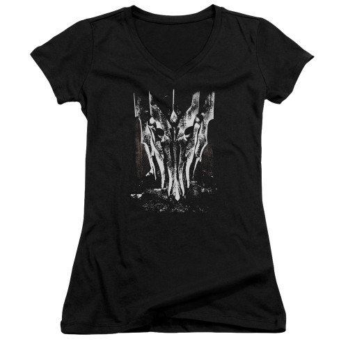 Image for Lord of the Rings Girls V Neck - Big Sauron Head