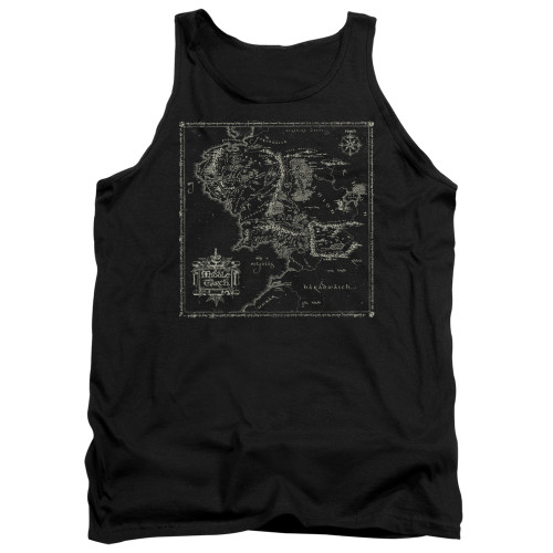 Image for Lord of the Rings Tank Top - Map of M.E.