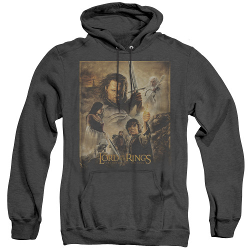 Image for Lord of the Rings Heather Hoodie - ROTK Poster
