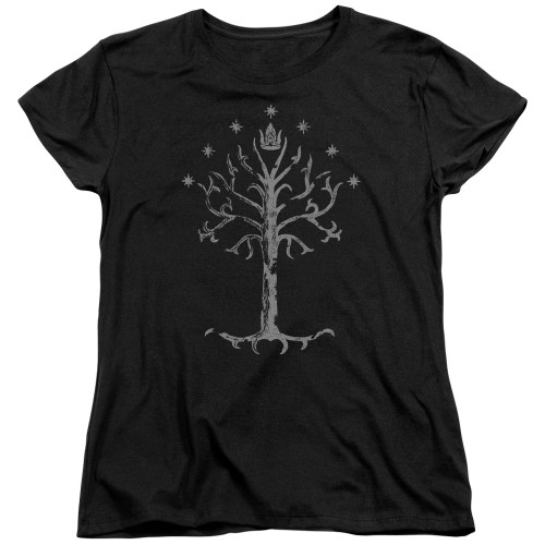 Image for Lord of the Rings Womans T-Shirt - Tree of Gondor Logo