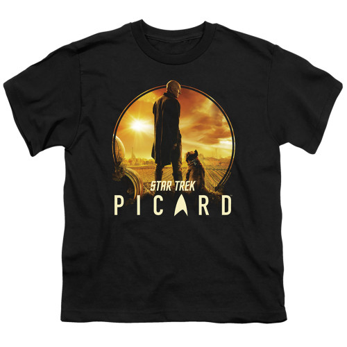Image for Star Trek: Picard Youth T-Shirt - A Man and His Dog