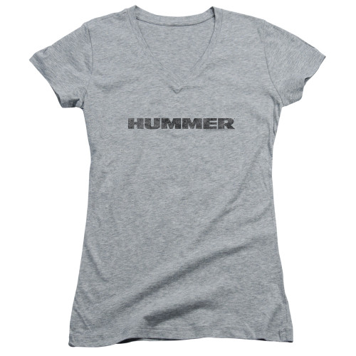 Image for Hummer Girls V Neck T-Shirt - Distressed Logo