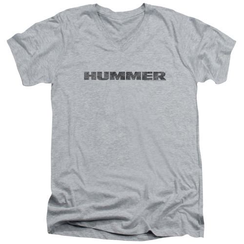 Image for Hummer V-Neck T-Shirt - Distressed Logo