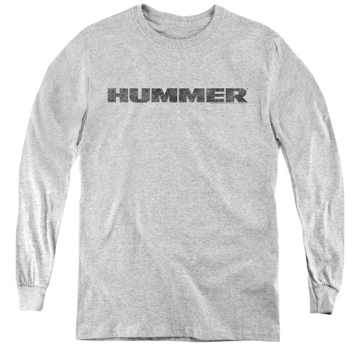 Image for Hummer Youth Long Sleeve T-Shirt - Distressed Logo