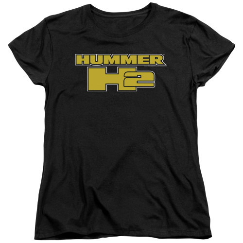 Image for Hummer Woman's T-Shirt - H2 Block Logo