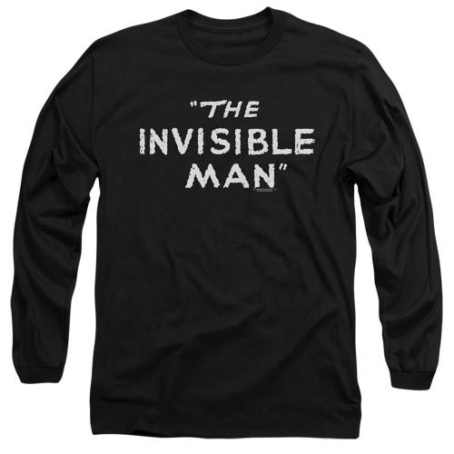 Image for The Invisible Man Long Sleeve Shirt - Title Card