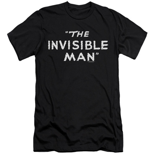 Image for The Invisible Man Premium Canvas Premium Shirt - Title Card