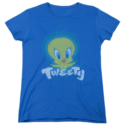 Image for Looney Tunes Woman's T-Shirt - Tweety Swirl