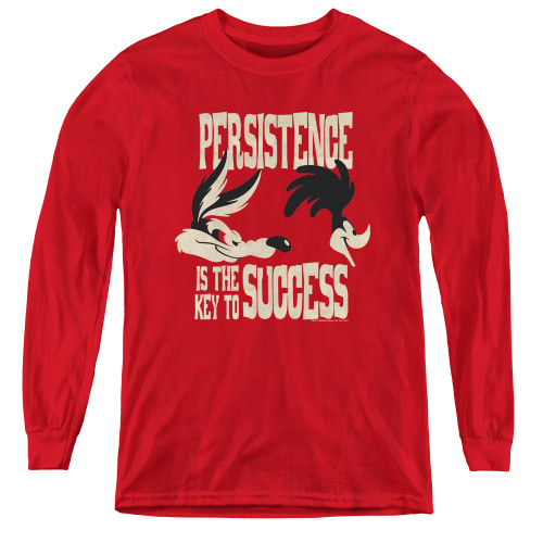 Image for Looney Tunes Youth Long Sleeve T-Shirt - Persistence