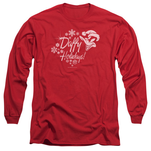 Image for Looney Tunes Long Sleeve T-Shirt - Daffy Holidays