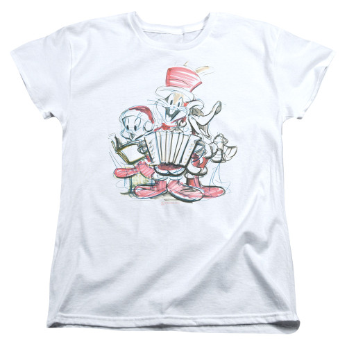 Image for Looney Tunes Woman's T-Shirt - Holiday Sketch