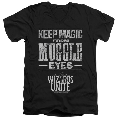 Image for Harry Potter: Wizards Unite V Neck T-Shirt - Hidden Magic