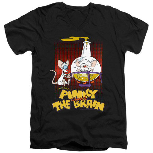 Image for Pinky and the Brain T-Shirt - V Neck - Lab Flask