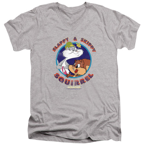 Image for Animaniacs T-Shirt - V Neck - Slappy and Skippy Squirrel