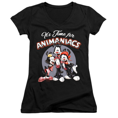 Image for Animaniacs Girls V Neck T-Shirt - It's Time For