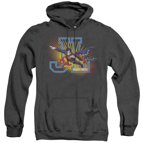 Image for Justice League of America Heather Hoodie - Heroes United