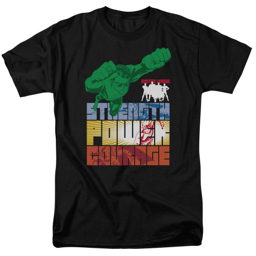 Image for Justice League of America Heroic Qualities T-Shirt