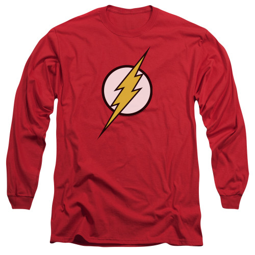 Image for Justice League of America Long Sleeve Shirt - Flash Logo