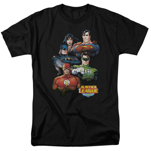 Image for Justice League of America Group Portrait T-Shirt