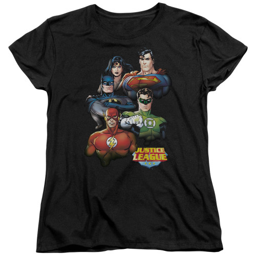 Image for Justice League of America Group Portrait Woman's T-Shirt