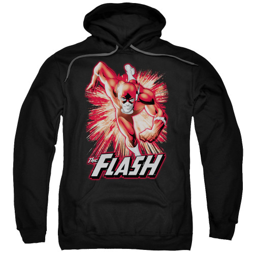 Image for Justice League of America Hoodie - Flash Red & Grey