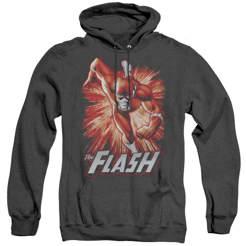 Image for Justice League of America Heather Hoodie - Flash Red & Grey