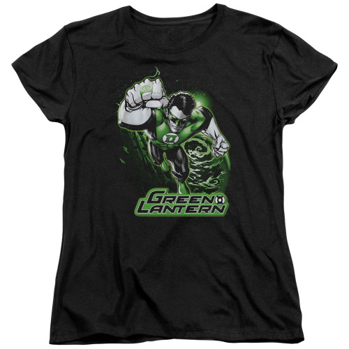 Image for Justice League of America Green Lantern Greey & Grey Woman's T-Shirt