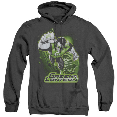 Image for Justice League of America Heather Hoodie - Green Lantern Greey & Grey