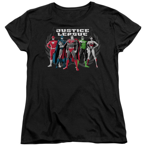 Image for Justice League of America The Big Five Woman's T-Shirt