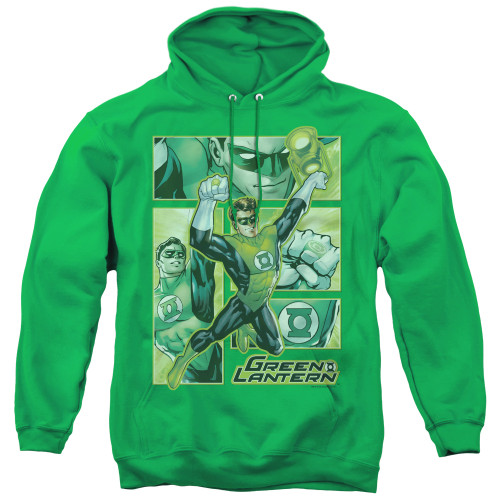 Image for Justice League of America Hoodie - Green Lantern Panels