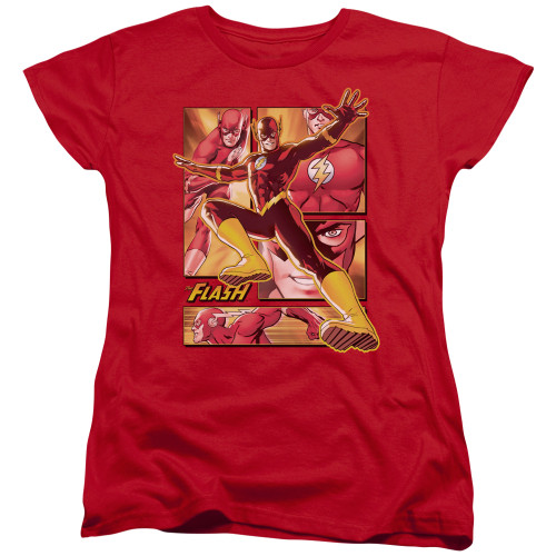 Image for Justice League of America Flash Woman's T-Shirt